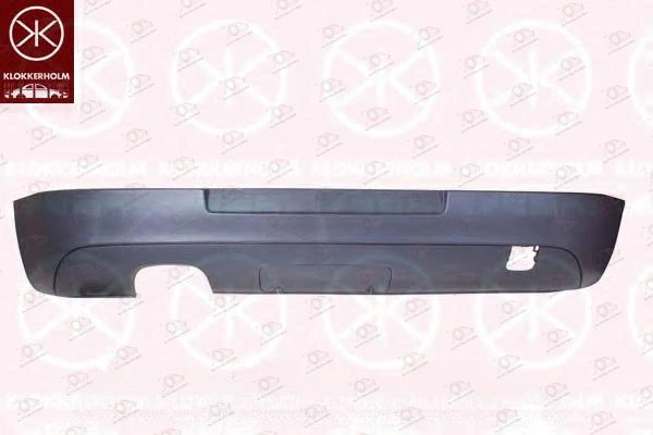 Spojler Zadnjeg Branika (GTI) (1 Otvor za 2 Izduvne Cevi Auspuha) (sa/bez Otvora) Volkswagen Golf 5 2004-2008 — Volkswagen Golf 5 (2004–2008.)