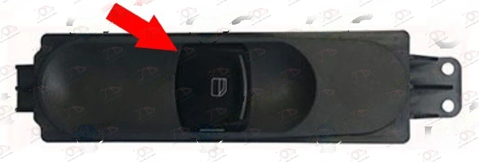 Prekidač u Vratima Veliki (1 Taster) (3 PIN) Mercedes Sprinter (208-408) (od 2006.) - DESNO, strana: desno — Mercedes Sprinter 208/408 2006-2013 (W906) (2006–2026.)
