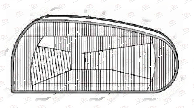 Staklo Fara Volkswagen Golf 3 1992-1998 - DESNO, strana: desno — Volkswagen Golf 3 (1992–1998.)