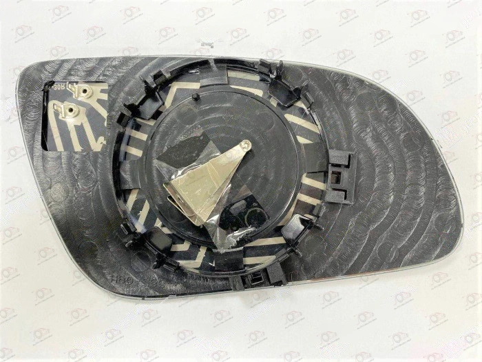 Staklo Retrovizora sa Grejačem Plavo -07 (Asferično) Audi A8 2002-2009 - LEVO, strana: levo — Audi A8 (D3) (2002–2009.)